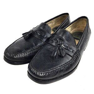 NUNN BUSH Ethan Black Tumble Leather Loafers Mens Shoes US sz 11M EUC